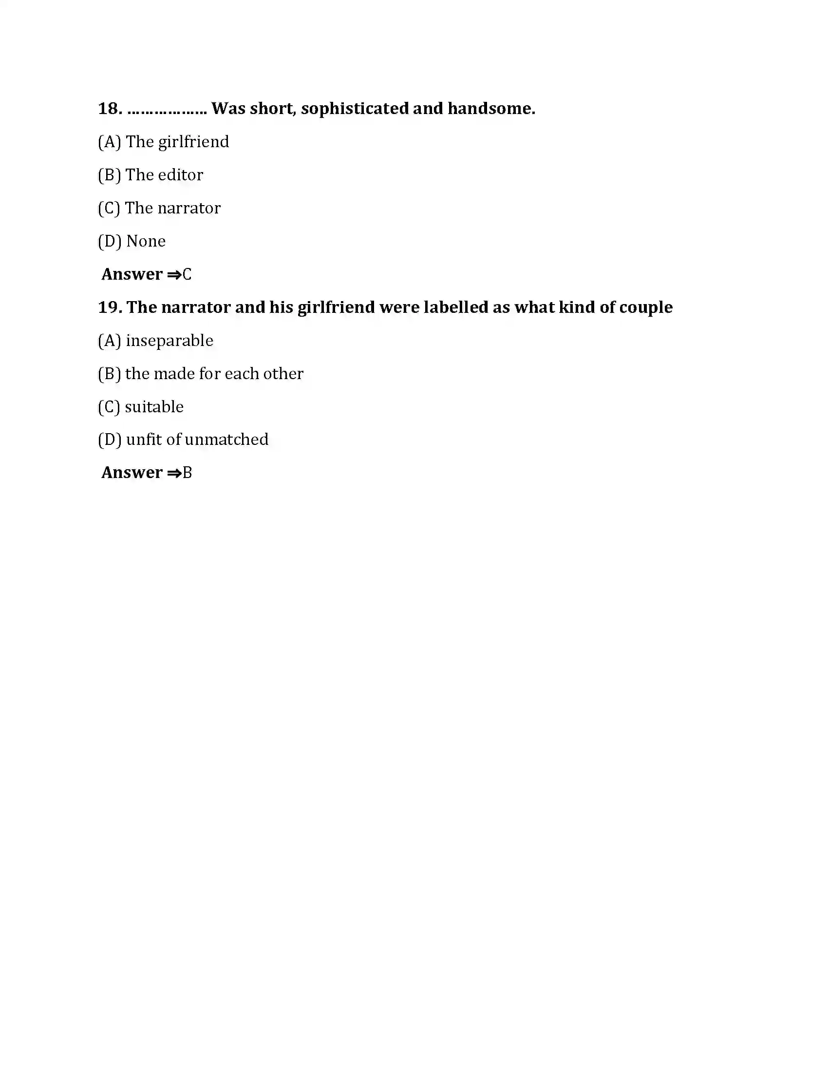 Bihar Board Class 10th Love Defiled Love Defiled  Objective Objective Question 5