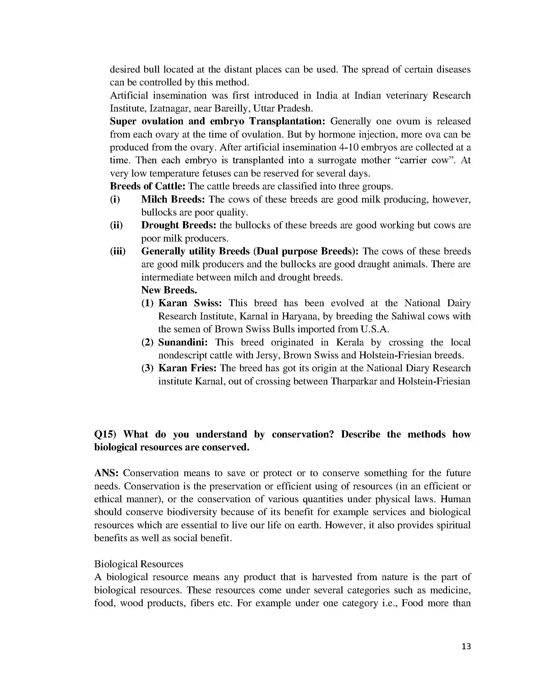 Bihar Board Class 12th 2016 Biology  2016 Previous Year Paper 13