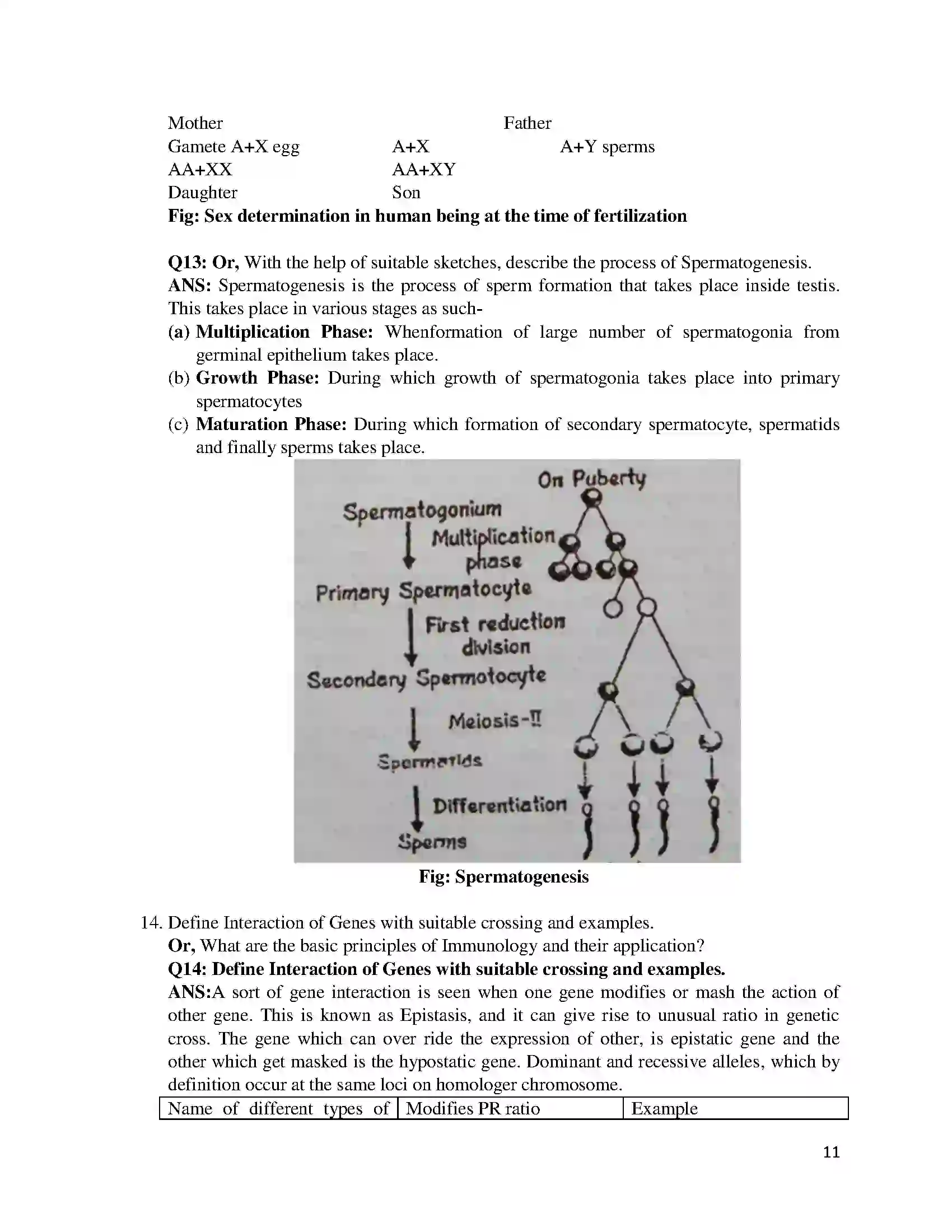 Bihar Board Class 12th 2017 Biology  2017 Previous Year Paper 11