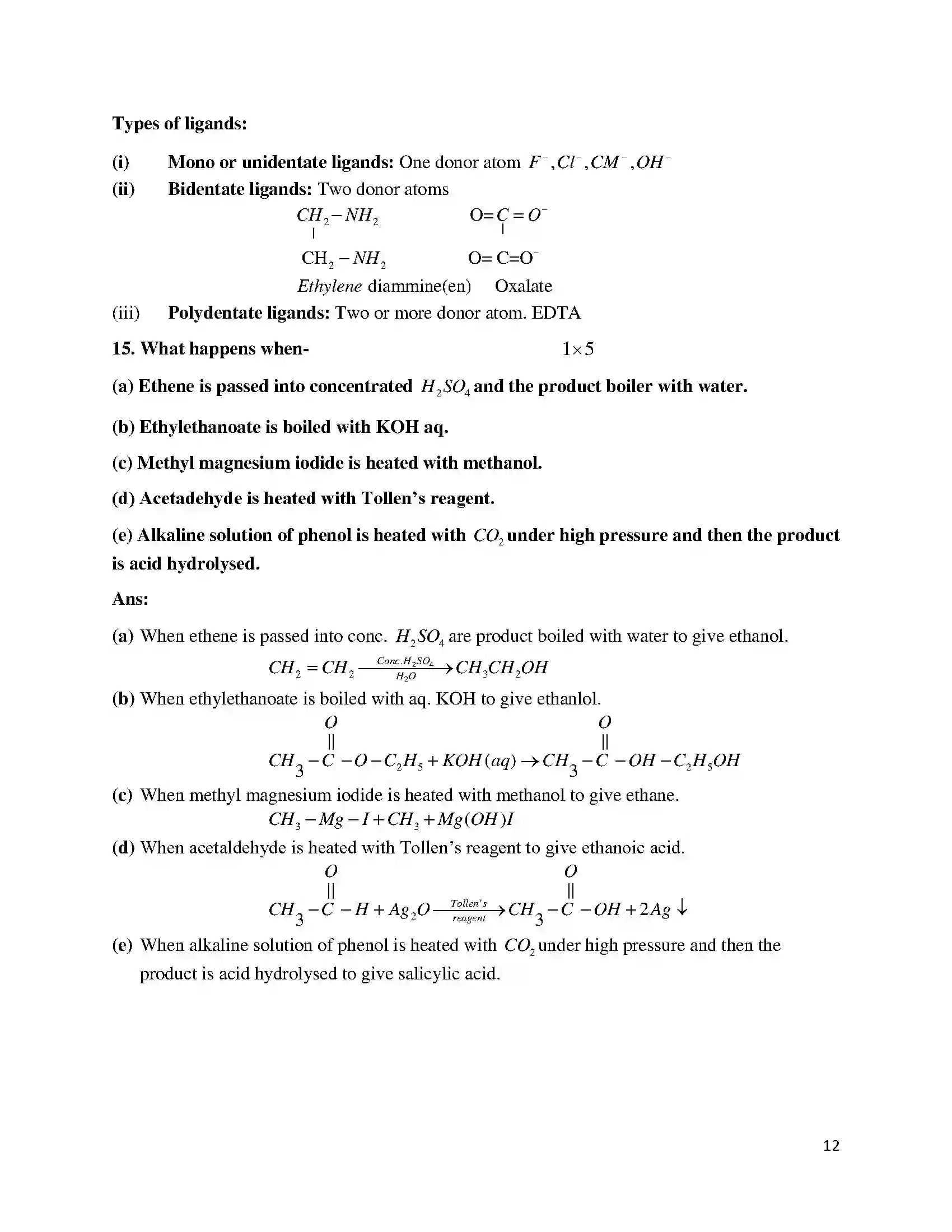 Bihar Board Class 12th 2017 Chemistry  2017 Previous Year Paper 12