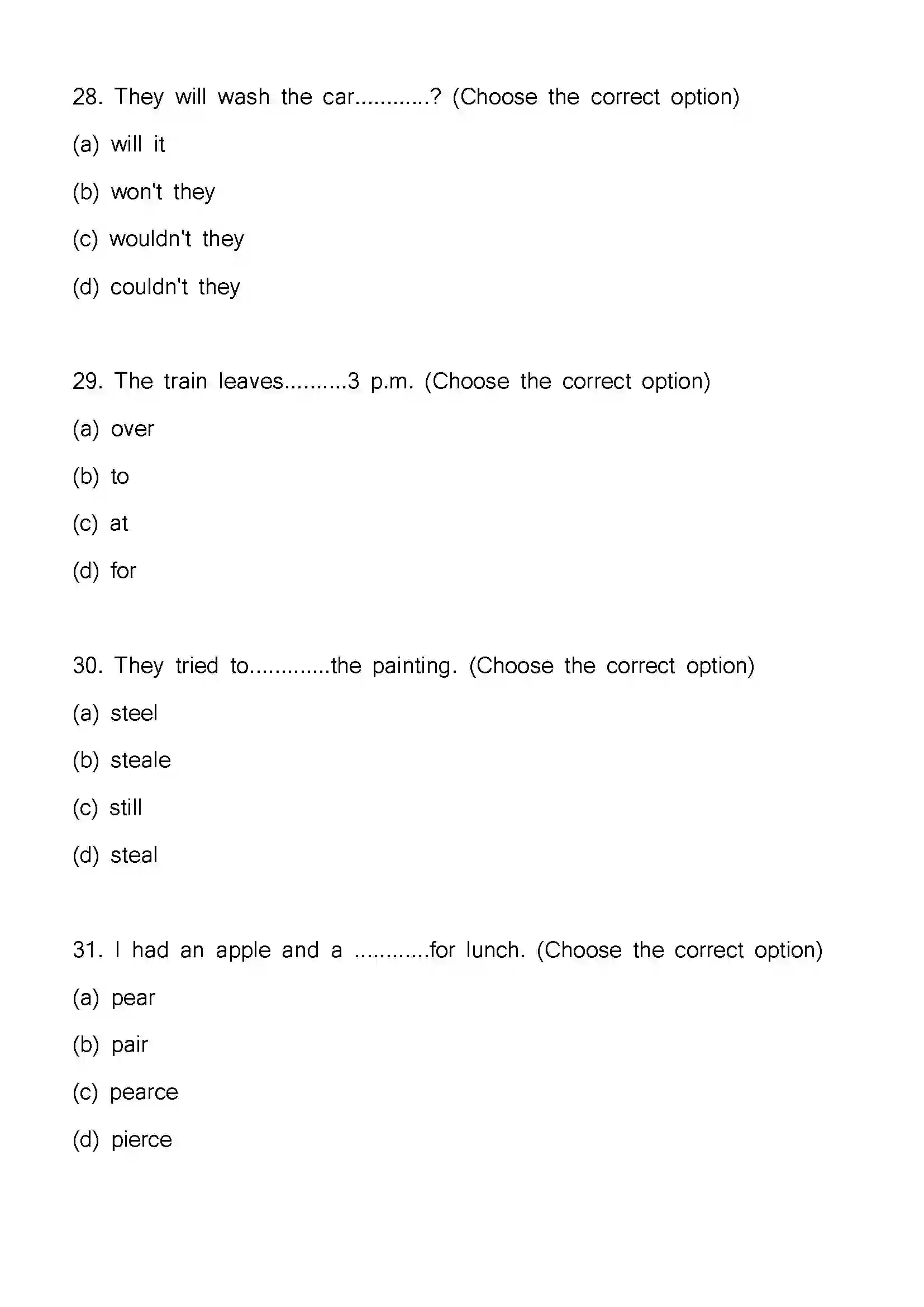 Bihar Board Class 12th 2023 English Previous Year Paper 9