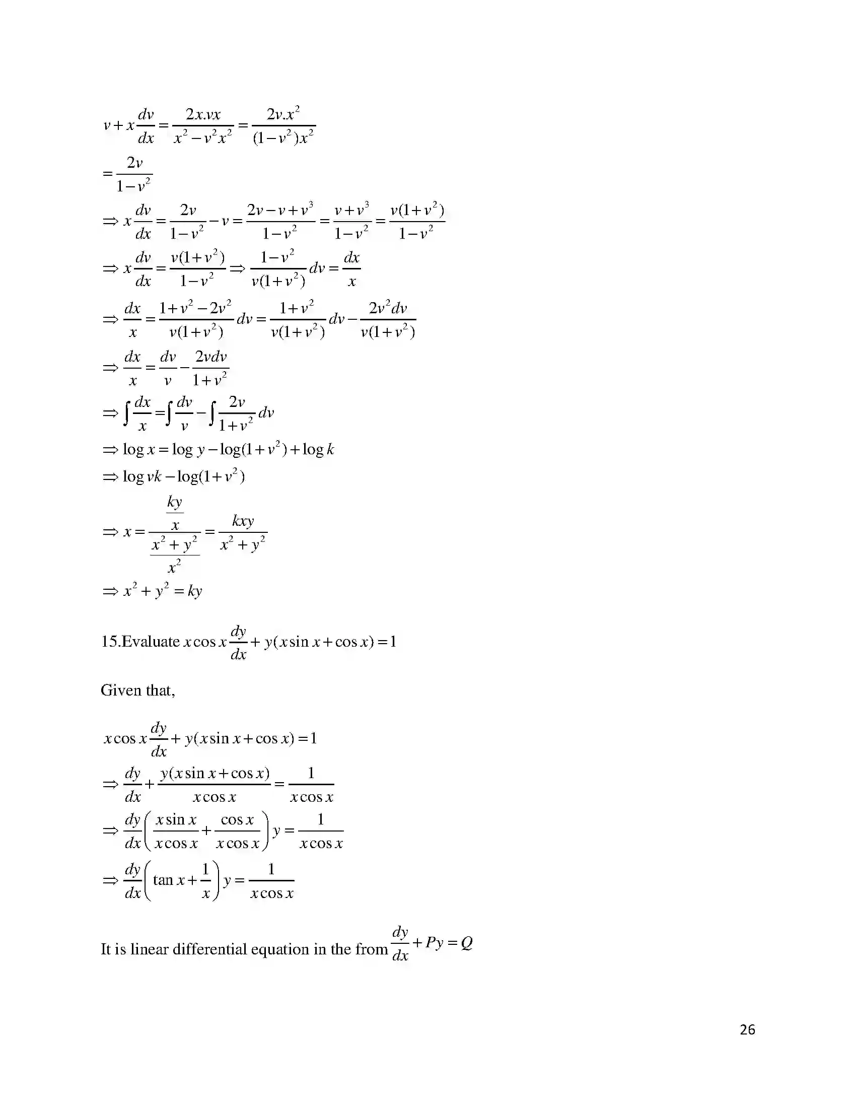 Bihar Board Class 12th 2018 Mathematics  2018 Previous Year Paper 26