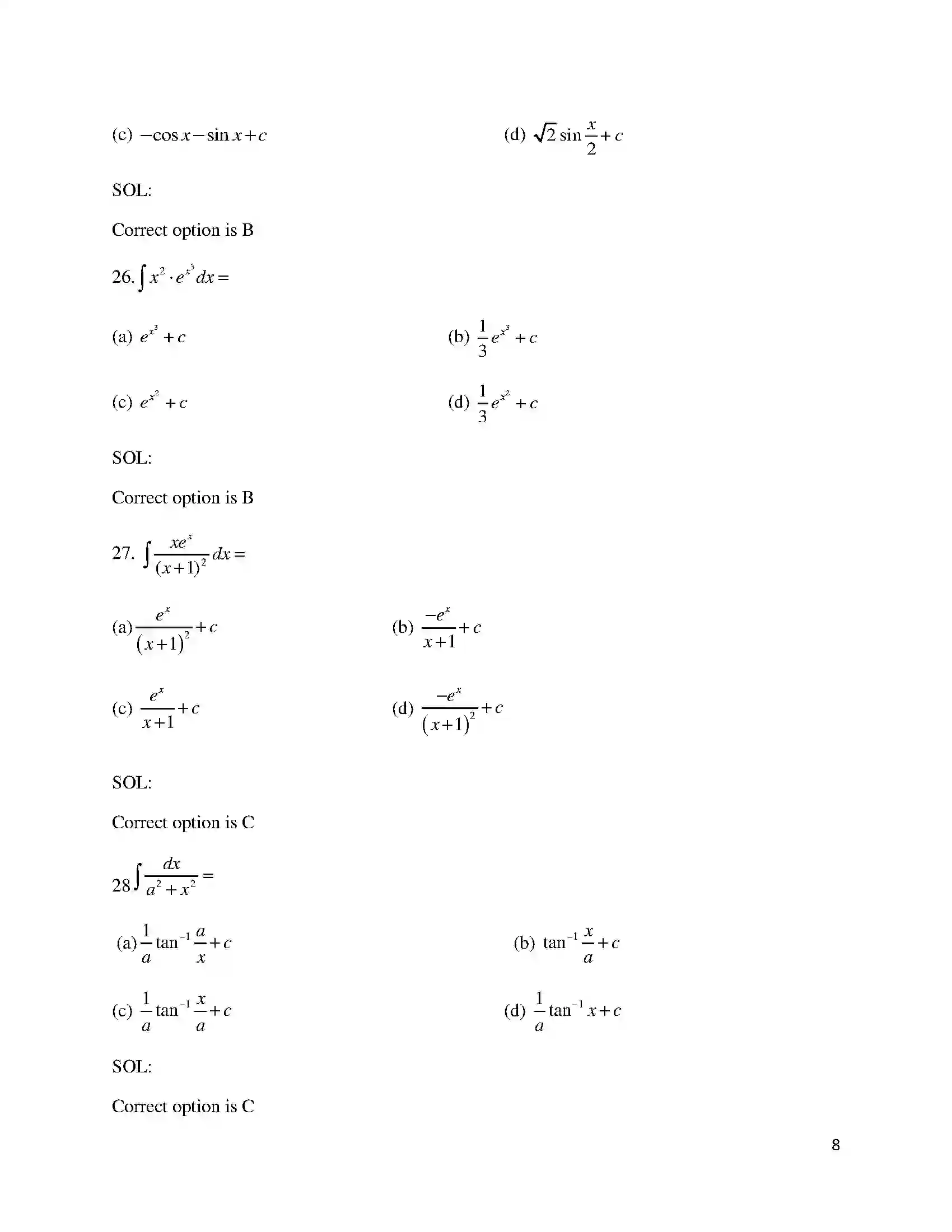 Bihar Board Class 12th 2018 Mathematics  2018 Previous Year Paper 8