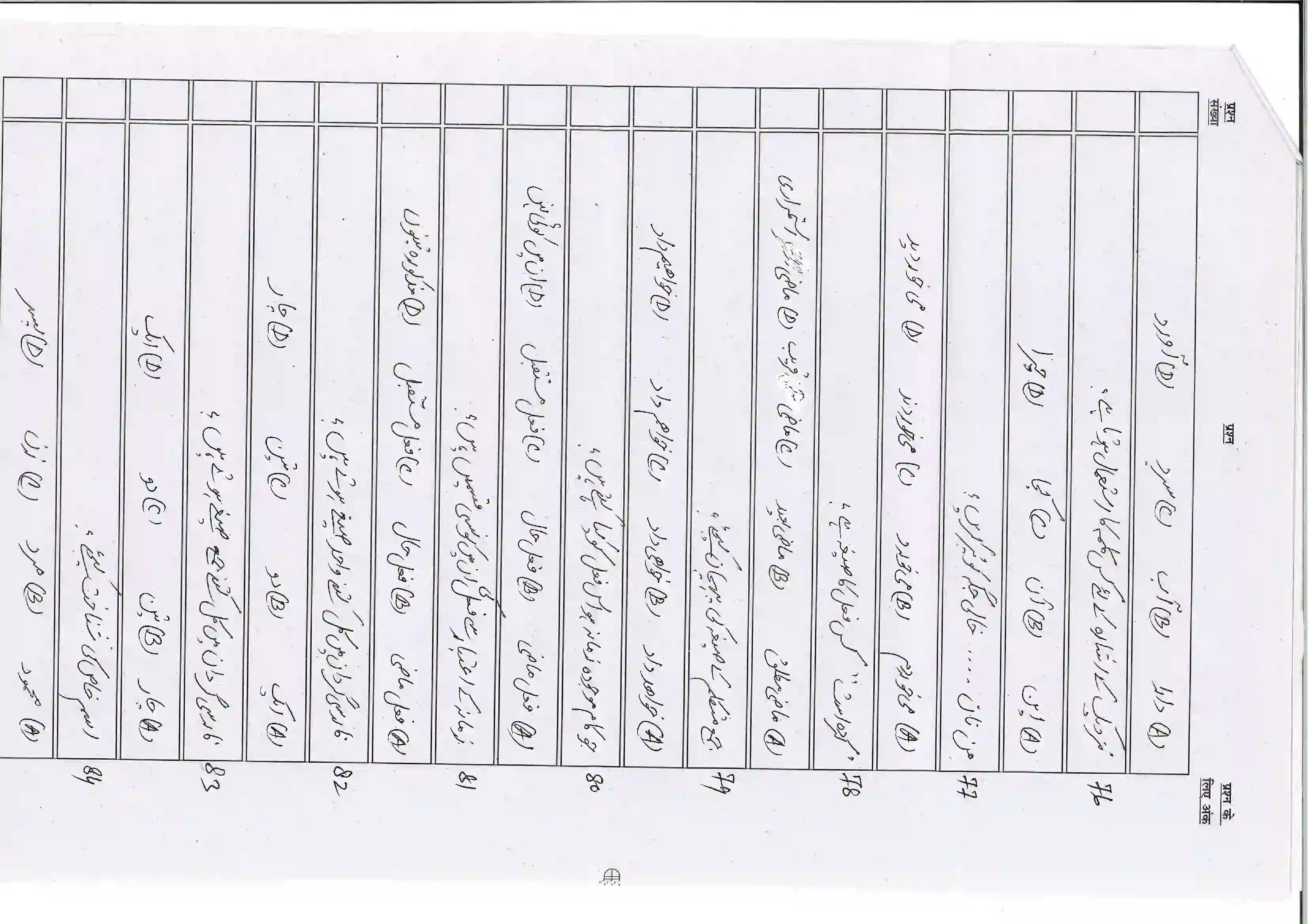 Bihar Board Class 10th 2026 Persian (Sil) Sample Paper 11