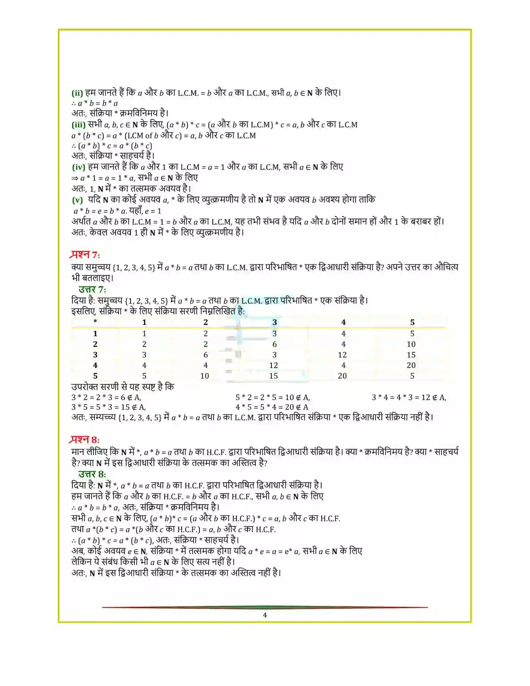 Bihar Board Class 12th Maths (गणित) Chapter 1 (सम्बन्ध एवं फलन) Solution 24