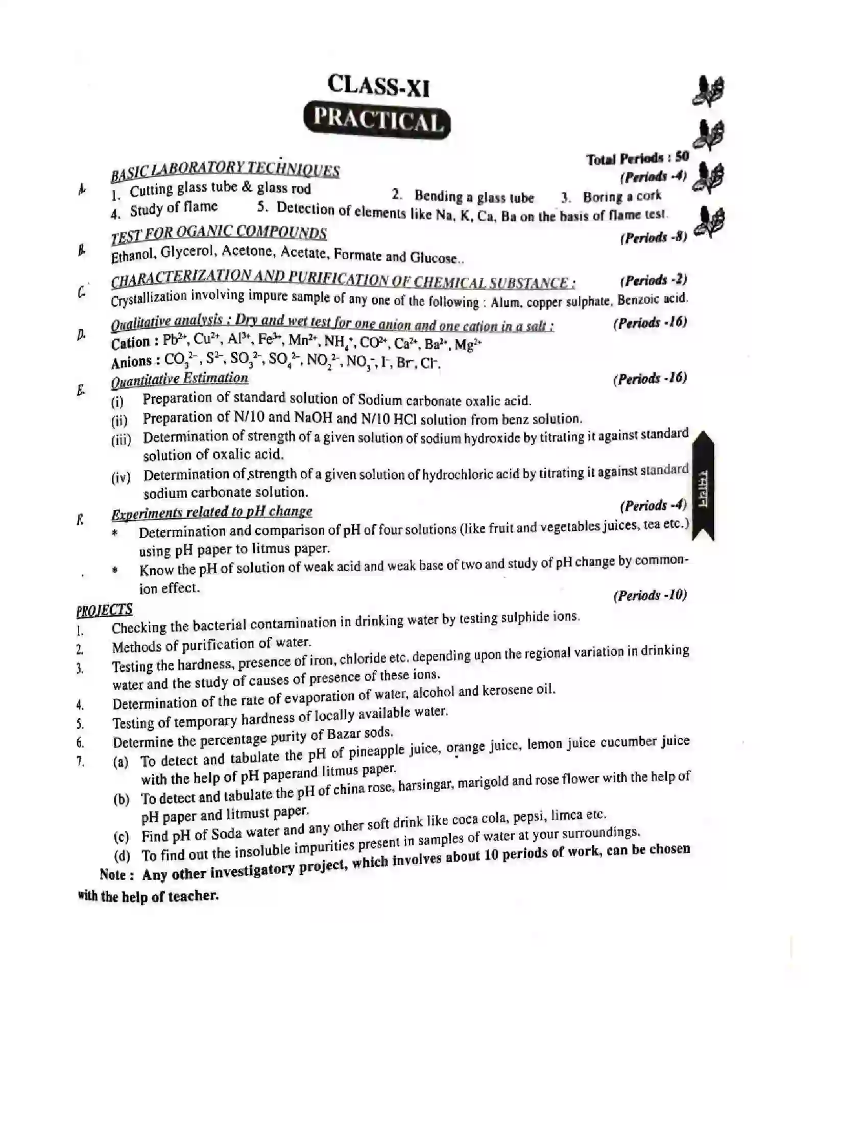 Bihar Board Class 12th 2025-26 Chemistry Syllabus 8